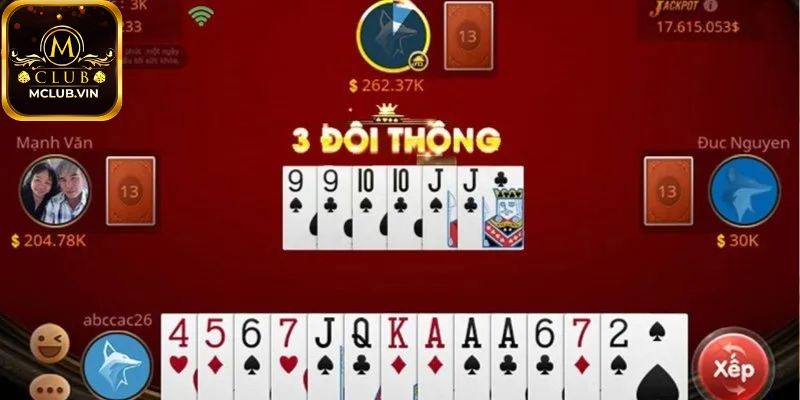 Hướng dẫn cách chơi bài Tiến lên MClub