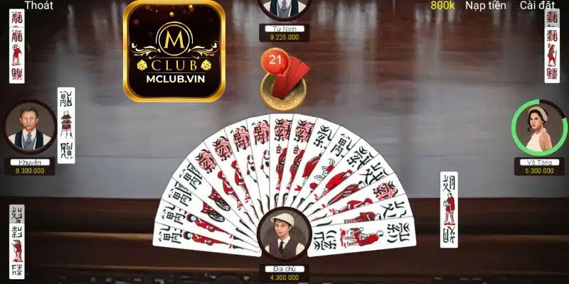 Giao diện chơi Chắn Online đẹp mắt nhưng vẫn giữ được phong cách dân gian